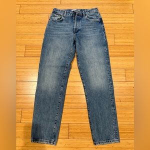 ZARA Straight Leg Jeans Size 30 Dark Wash